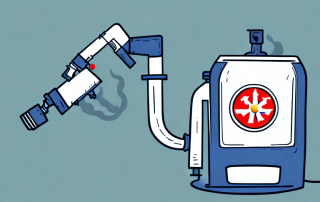 A petrol pump with a diesel nozzle mistakenly inserted into the fuel tank of a gasoline car