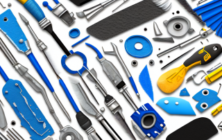 Various smart repair tools such as a paintless dent repair tool