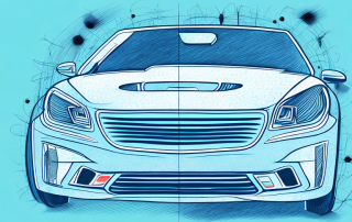 A car with visible scratches on its surface
