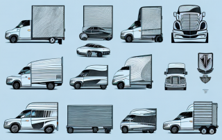 Various types of commercial vehicles like trucks