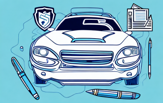 A car with a protective shield
