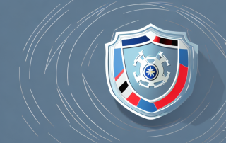 A car with a shield symbol