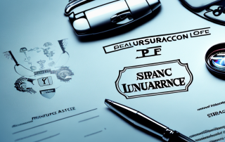 Various car insurance policy papers with different sf (schadenfreiheitsklasse) ratings