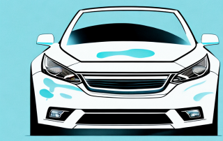 A car with visible signs of different types of damages such as dents