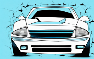 A car with visible dents and scratches