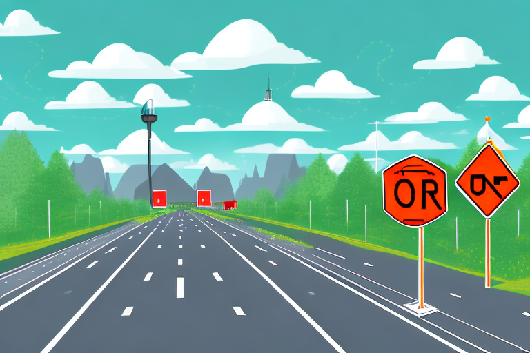 A german road with various traffic signs indicating overtaking restrictions