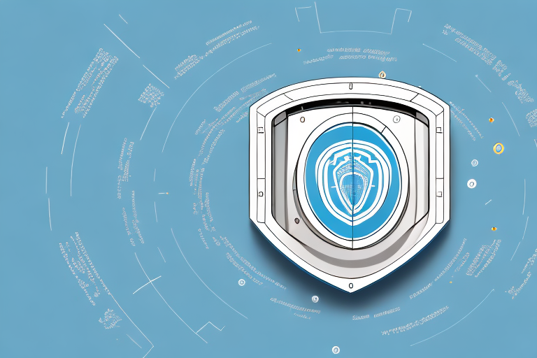 A safety vault with a protective shield