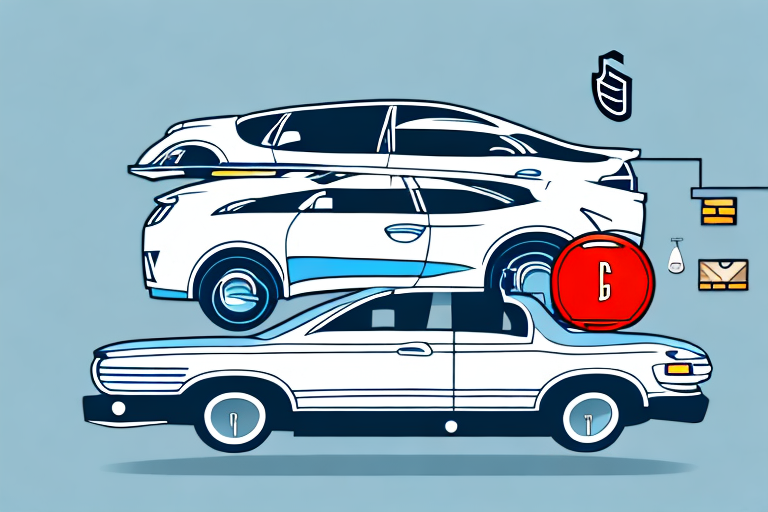 A car dealership with various types of cars