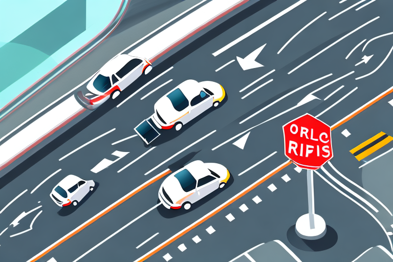 Two cars on a road