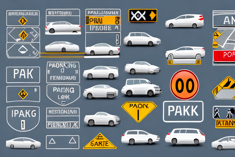 Various german traffic signs related to parking