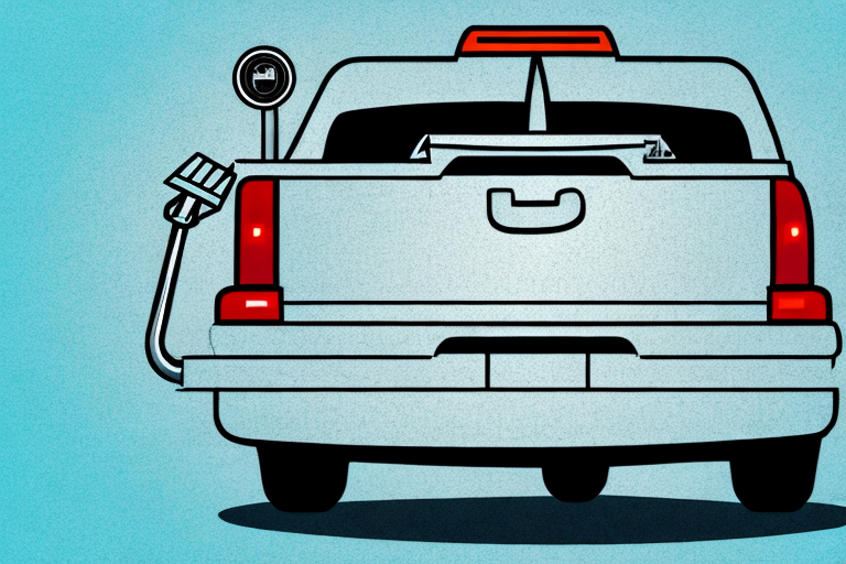 A car trunk open with a spare tire inside