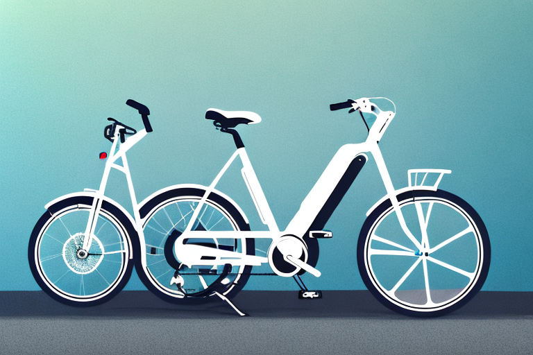 An e-bike parked inside a home