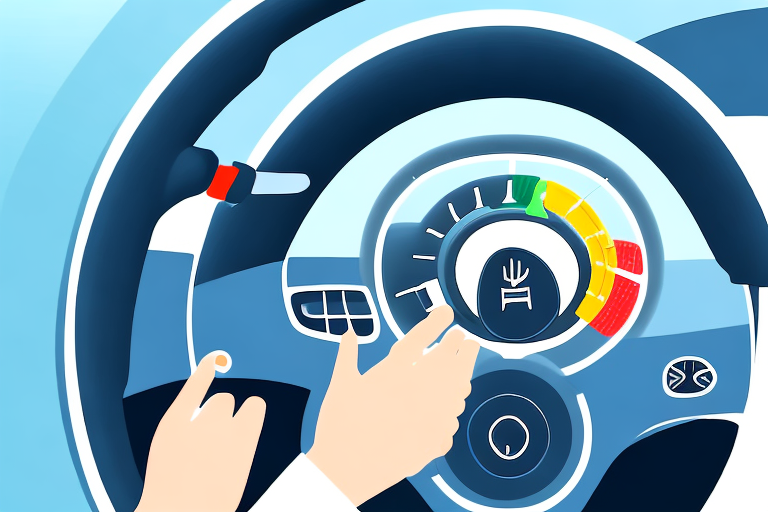An airbag being replaced in a car's steering wheel