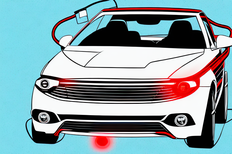 A car with an unregistered suspension system