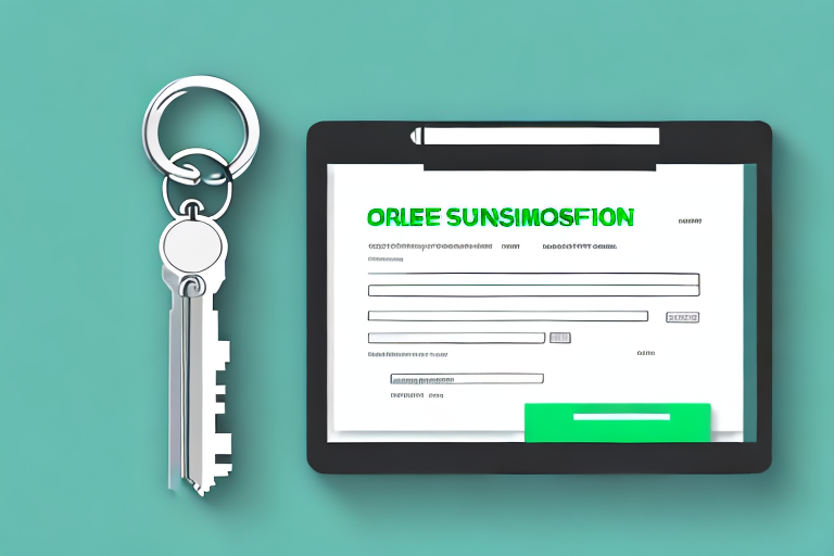 A computer screen displaying a completed online form