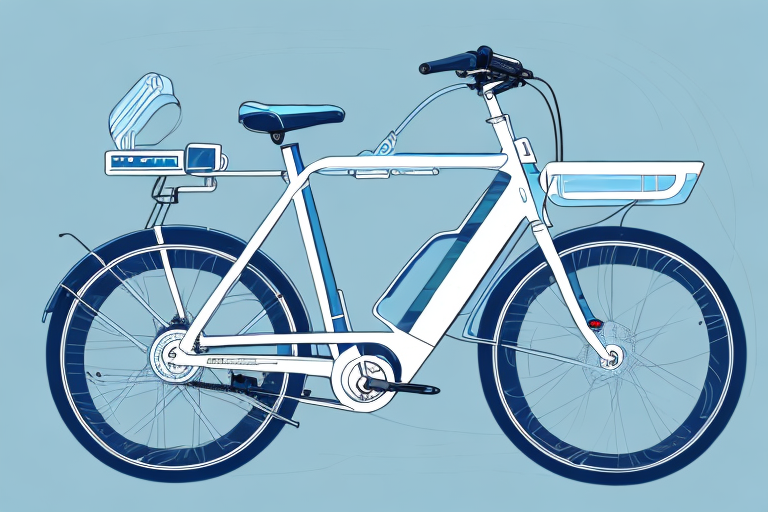 An s-pedelec electric bicycle with a prominently displayed nummernschild (license plate) on the back