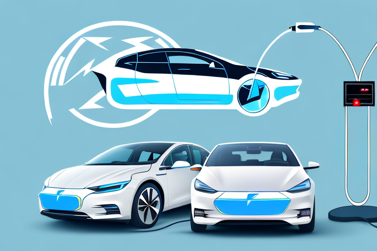 A variety of electric cars with different designs