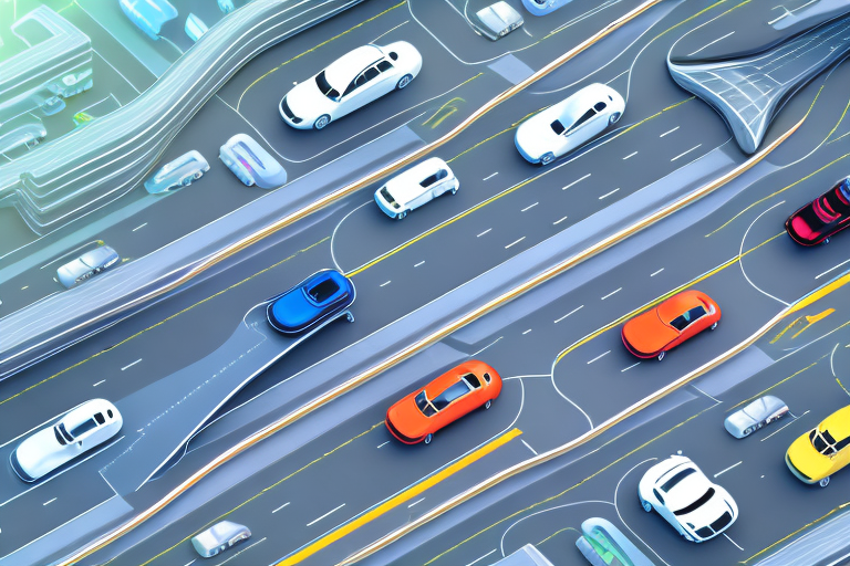 Various types of modern cars