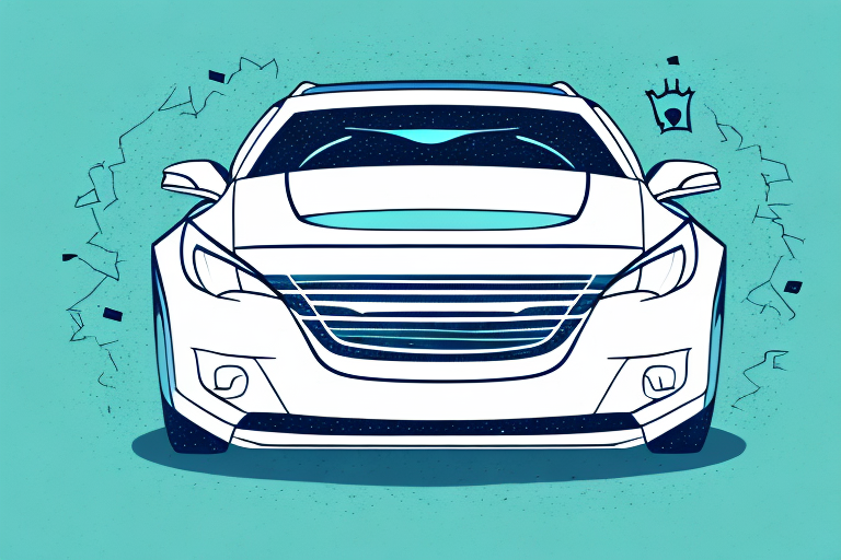 A car with broken headlights and a cancelled contract