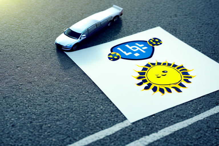 A car with l-plates