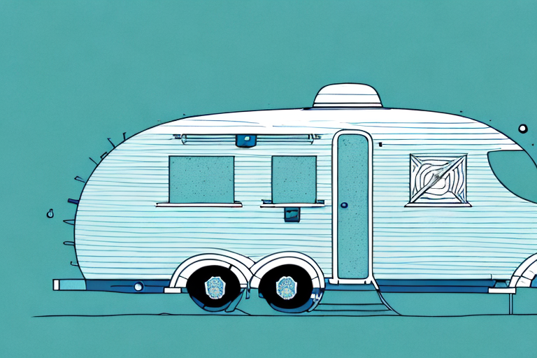 A caravan with visible protective features like a locked door and a shield symbol