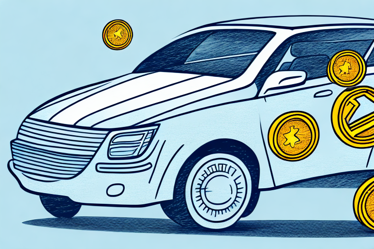 A car with insurance paperwork and euro coins