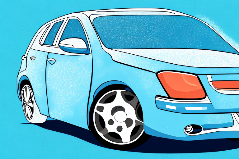A car with a protective bubble around it