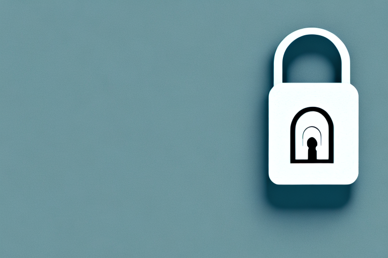 A locked padlock on a sturdy door