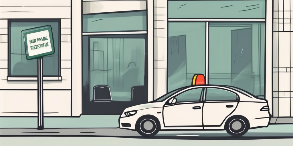 An unregistered vehicle parked on a public street with a ticket on the windshield