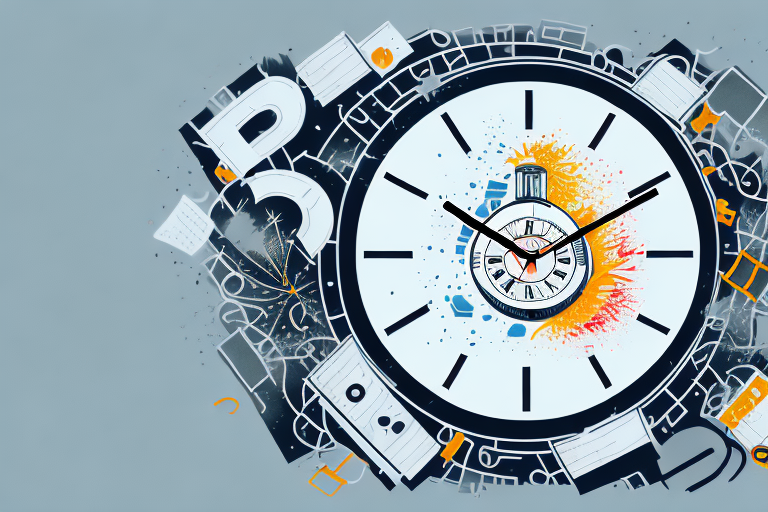 A broken clock symbolizing the concept of time