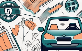 A car insurance policy on a table