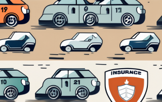 A calendar with different car icons for each season