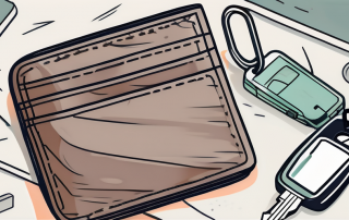 A wallet with euros spilling out