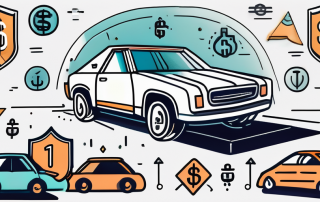 A car with an open hood