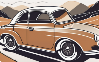 A car on a long
