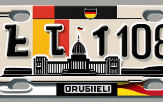 A german license plate with the letters "lt" on it