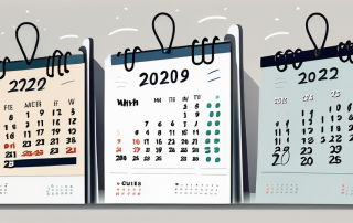 A calendar with the pages rapidly flipping from january to december