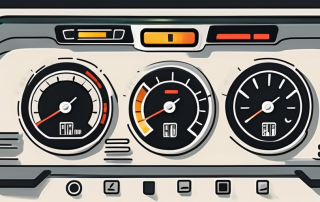 A variety of common car symbols such as the check engine light