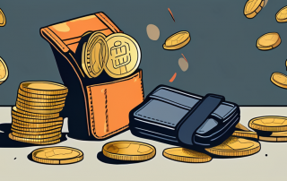 A seatbelt unfastened with a police siren and a wallet spilling out coins in the background