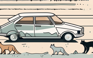 A car with visible damage