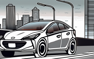 A car with noticeable scratches on its side