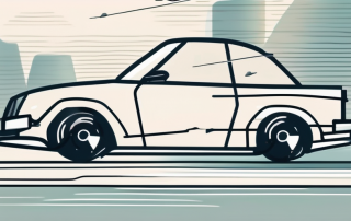 A car with a protective shield symbolizing the car liability insurance