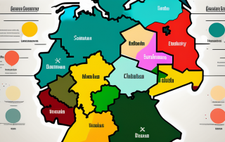 A map of germany