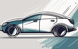 A car under a protective shield