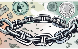 A broken chain symbolizing the shortening of a lock-up period