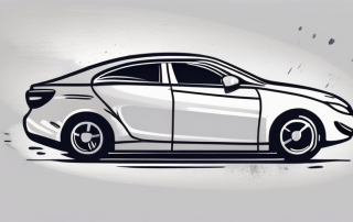 A car with minor dents and scratches