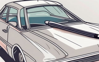 A car with an insurance policy document and a pen on the hood