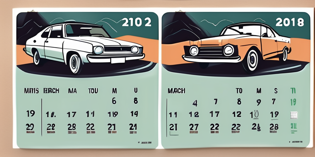 A calendar showing the months of march to october