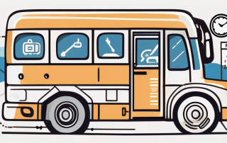 A bus with a driver's seat highlighted