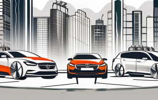 Various car models with padlocks symbolizing security